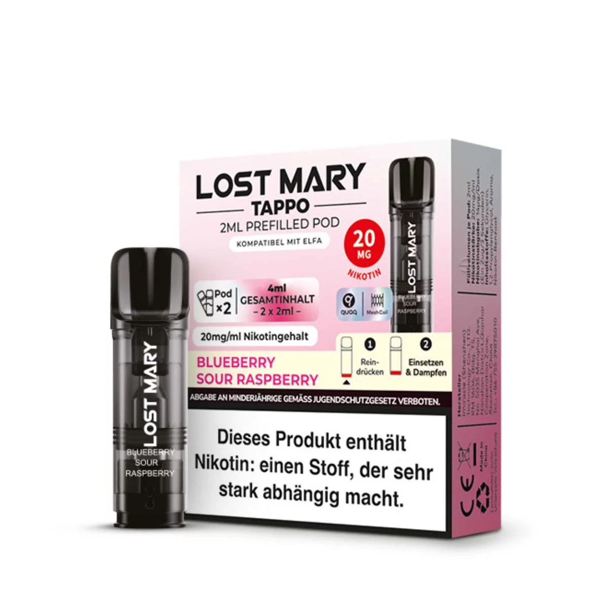 Tappo | Blueberry Sour Raspberry | Lost Marry