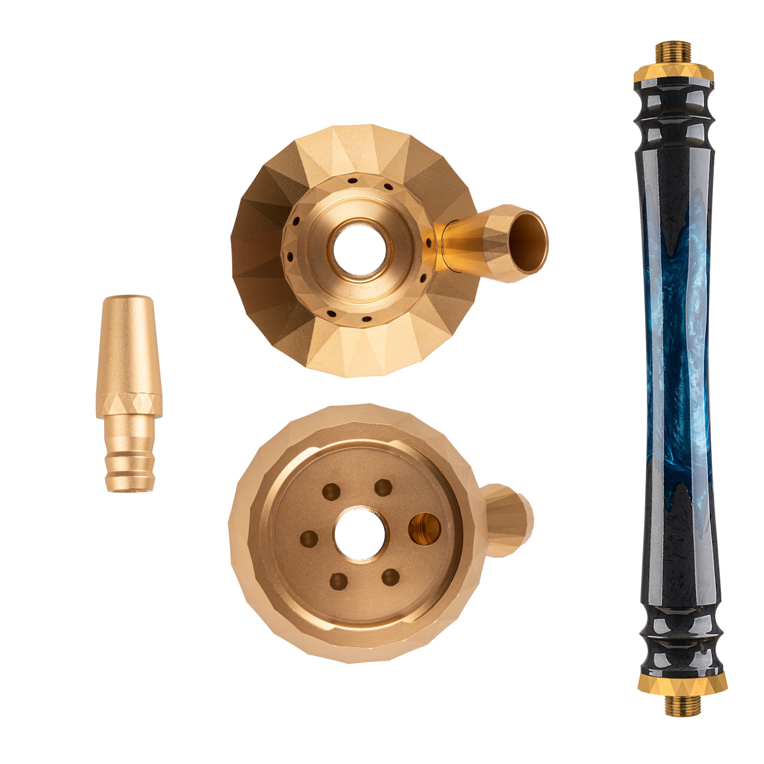 Diamond Set - gold/blau