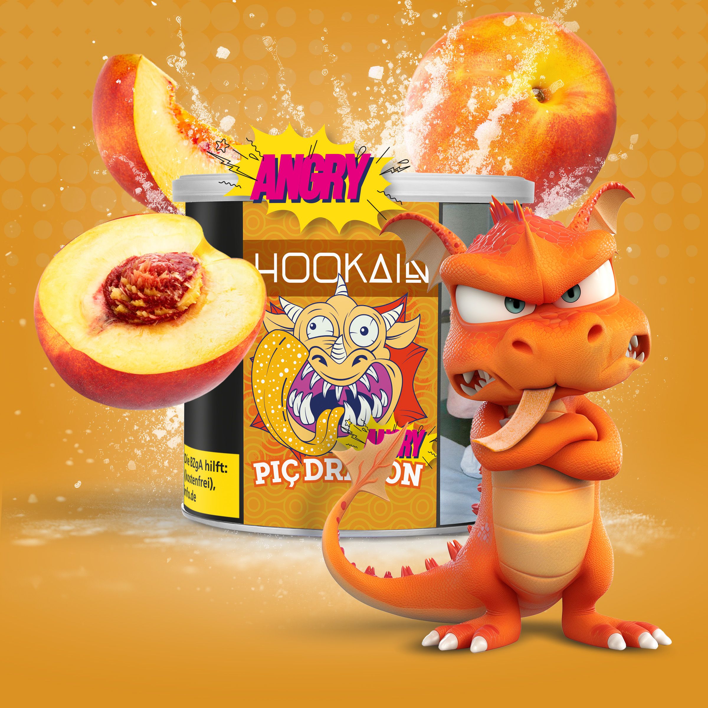 Angry Pic Dragon | Hookain