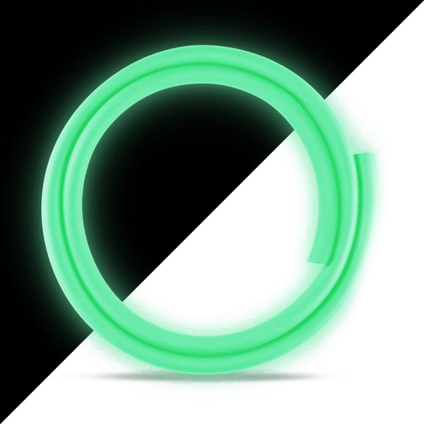 Silikon-Schlauch matt neon-grün